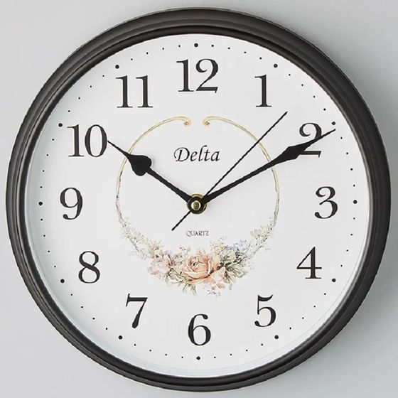 Часы настенные Delta DT7-0002 черный