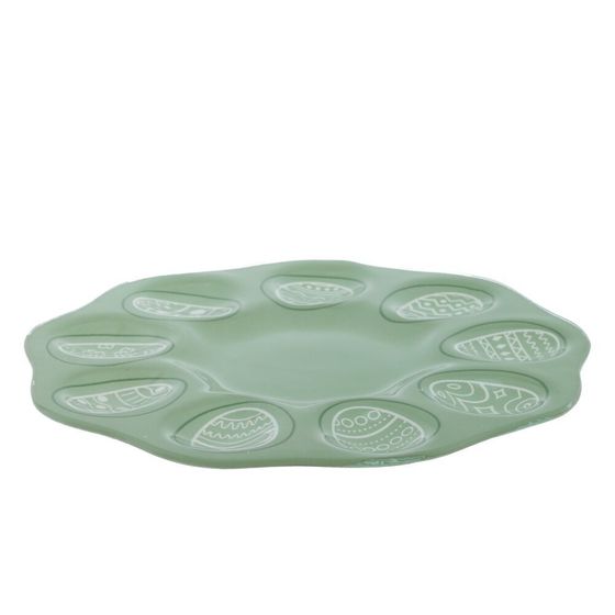 Тарелка для 9 яиц, L20 W20 H1 см