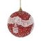 Набор из 3шт Украшение новогоднее &quot;Шар&quot;, D 8 см, L23,5 W8 H8 см