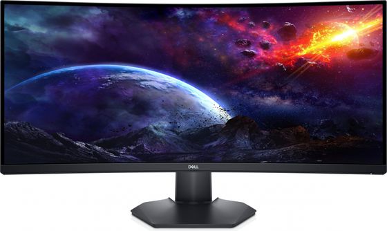 Монитор 34&quot; Dell S3422DWG черный VA LED 2ms 21:9 HDMI матовая HAS Piv 3000:1 400cd 178гр/178гр 3440x1440 144Hz DP WQ USB 10.38кг