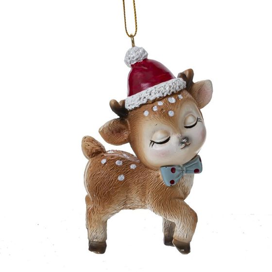 Изделие декоративное подвесное "Олень", L5,5 W3 H8 см, 4в.