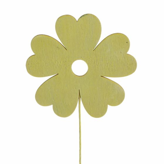 Изделие декоративное (вставка) &quot;Цветок&quot; (8*0,1*7,5) (блок 24шт), Д8 Ш0,1 В28 см