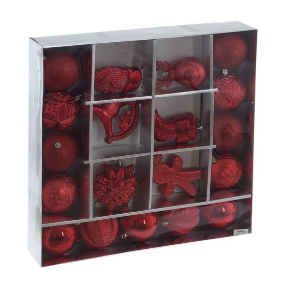 Набор из 20шт Украшение новогоднее "Шар", L40 W8 H40 см