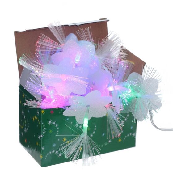 Электрогирлянда разноцветная &quot;Рождественский цветок&quot;, L480 W6 H7 см, 5в.