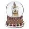 Фигурка декор в стекл шаре &quot;Пряник&quot; (подсв, муз, вьюга, AAAх3 н/п), D 9.5 см, L10,5 W10,5 H15 см