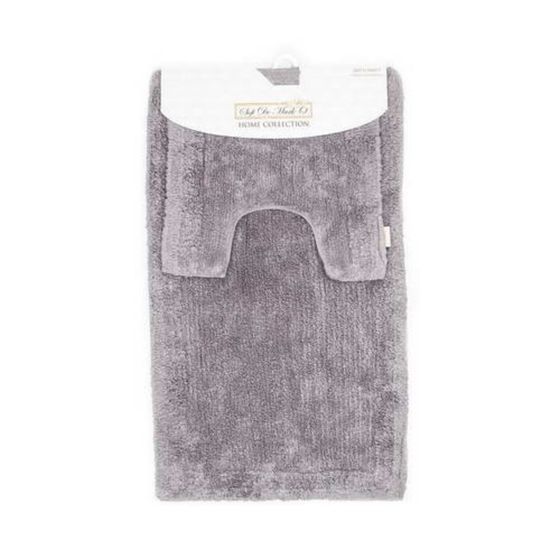 Набор ковриков для ванной Sofi De Marko Luna, размер 60х100 см, 50х50 см, цвет тёмно-фиолетовый