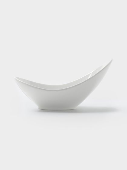 Салатник Hanna Knövell, 450 мл, 24.8×14.5×12 см, фарфор, белый