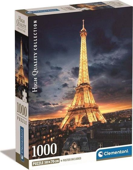 Clementoni CLE пазл 1000 Компактная Эйфелева башня 39703