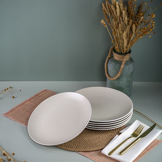 Тарелка обеденная SCANDY MILK 24см