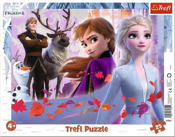 Trefl Frame Puzzle 25 Приключения в Холодном Сердце