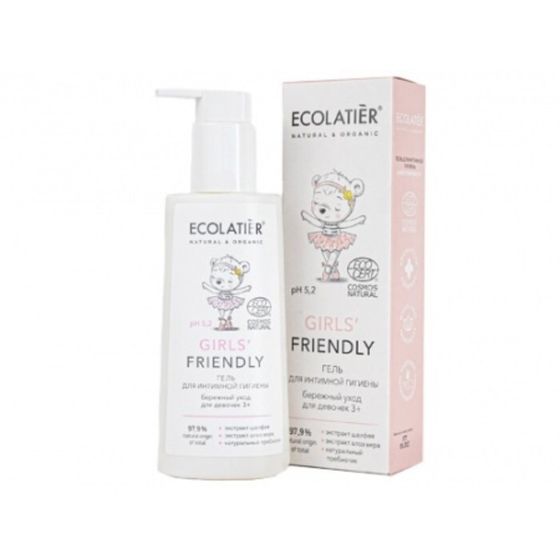 Гель для интимной гигиены Ecolatier Baby Girls&#39; Friendly, 3+, 150 мл