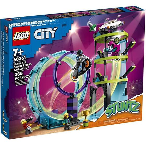 LEGO City Collection Ultimate Motorcycle Stunt Challenge строительные блоки 385 шт. 60361