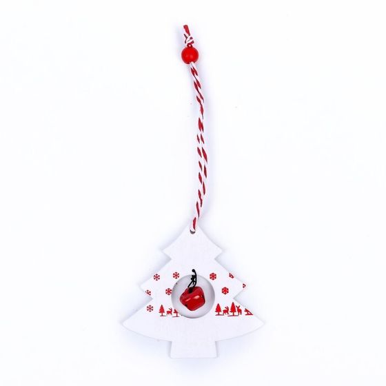 !09 Набор елочных украшений (набор 3 штуки) - Подвеска новогодняя «Ёлочка» 10 см.