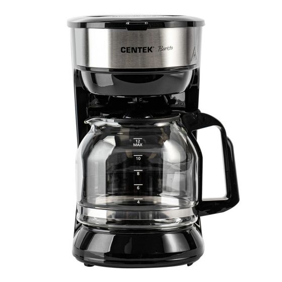 Кофеварка капельная Centek CT-1147 900Вт черный/серебристый