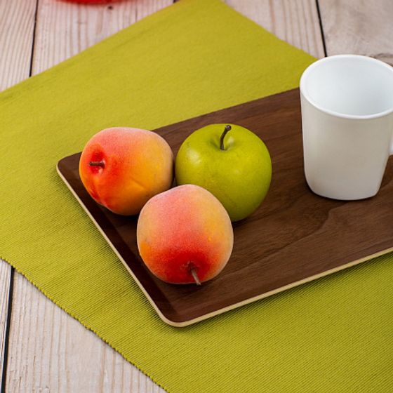 Поднос плоский NON-SLIP темный 27х20см