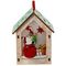 Изделие декоративное подвесное &quot;Домик&quot; с подсветкой, L5,5 W5 H9 см, 2в.