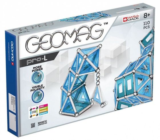 Geomag Klocki magnetyczne Pro-L 110 elementów