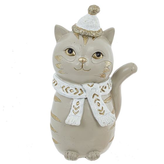 Фигурка декоративная &quot;Кот&quot;, L9 W9 H18 см, 2в.