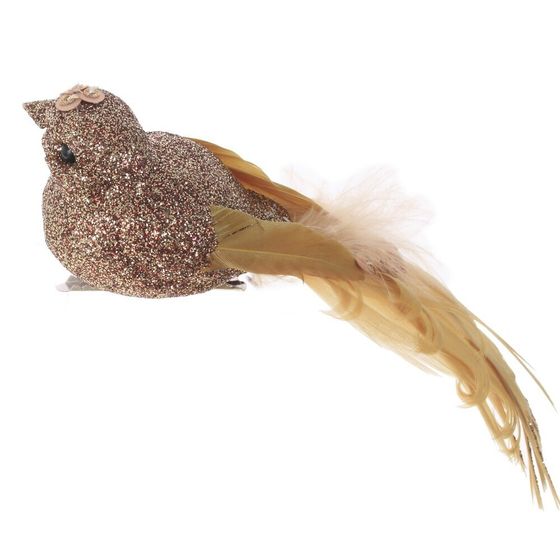 Изделие декоративное &quot;Птичка&quot;, L11 W4 H4 см, 6в.