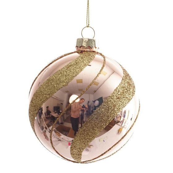 Украшение новогоднее &quot;Шар&quot;, L8 W8 H9 см, 3в.