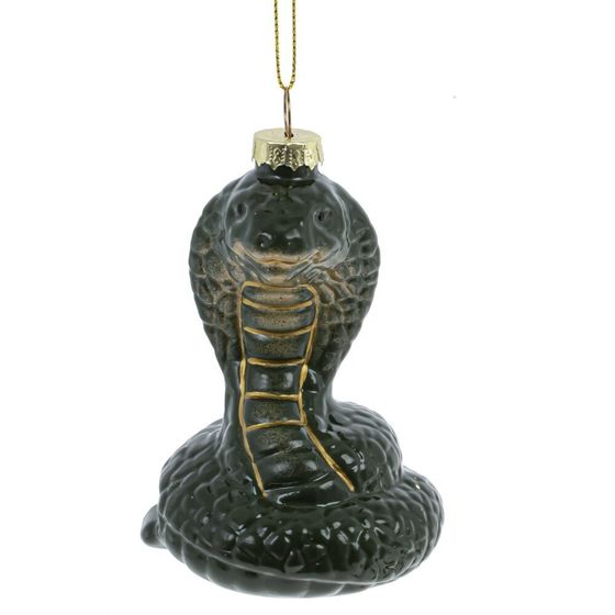 Украшение новогоднее &quot;Змея&quot;, L7 W6 H12 см, 4в.