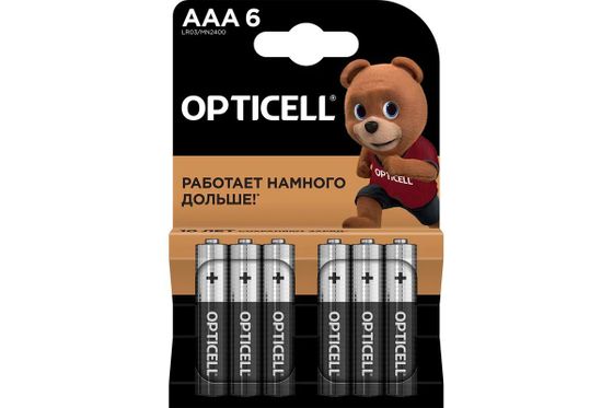 Батарея Opticell Basic LR03 (AAA) блистер (6шт)