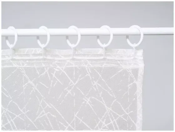 !09 Штора с выжженным узором "Линия" 150x250 см