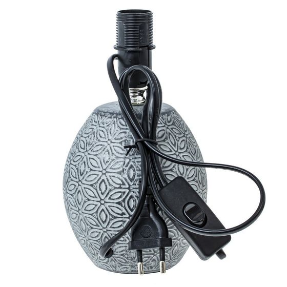 Светильник, L13 W13 H27 см,  Е14, шнур 1,1 м