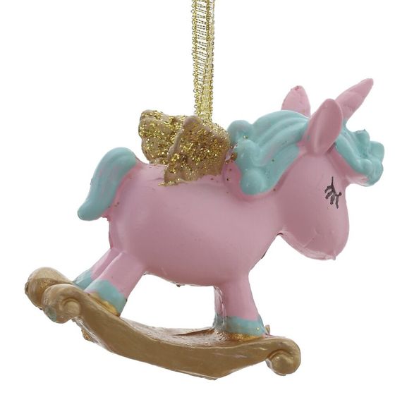 Фигурка декоративная подвесная &quot;Лошадка&quot;, L6 W2 H5 см, 3в.