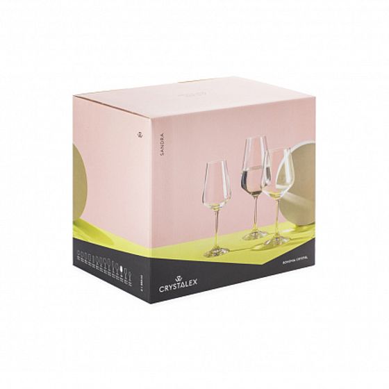 Набор бокалов для вина SANDRA Blizzard 6шт 350мл