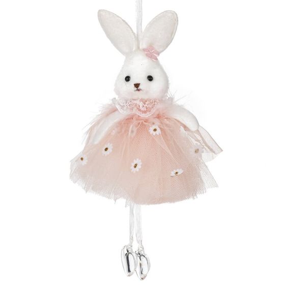 Изделие декоративное подвесное &quot;Зайка&quot; L4 W3 H11 см, дизайн микс