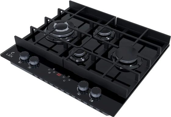 Газовая варочная панель LEX GVG 644 T BL черный