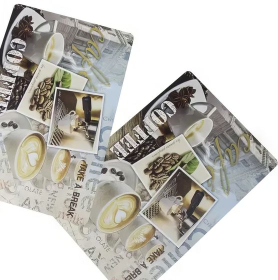 !09 Сервировочная салфетка, набор 6 штук, "Капучино" размер 29 х 41 см.,