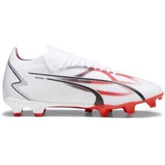 Футбольные бутсы мужские Puma ULTRA MATCH FG/AG, белые, Великопольское 40.5