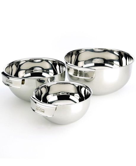 Stainless Steel 3 Piece Mixing Bowl Set