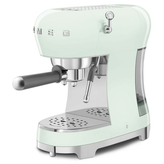 ECF02PGEU Espressomaschine mit Siebträger im 50er Jahre Retro Design