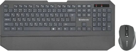 Клавиатура+мышь Defender Berkeley C-925 беспроводной черный (45925)