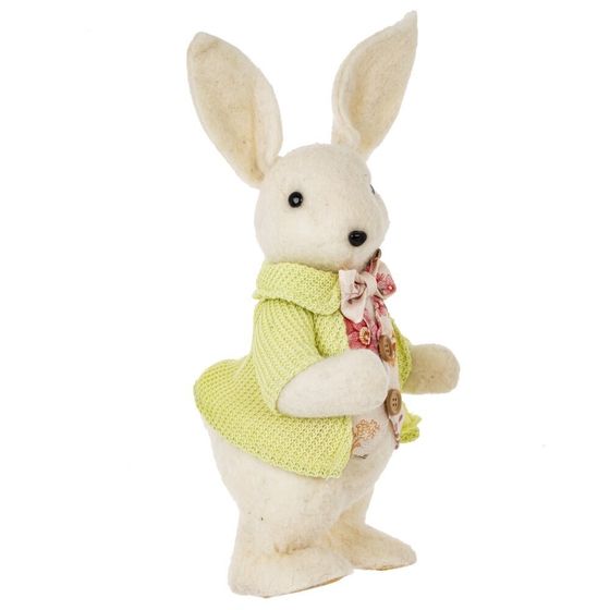 Фигурка декоративная &quot;Заяц&quot;, L12,5 W11,5 H34 см