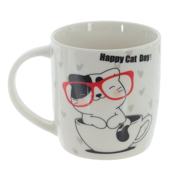 Кружка 350 мл, L11,5 W8,5 H9 см, дизайн микс