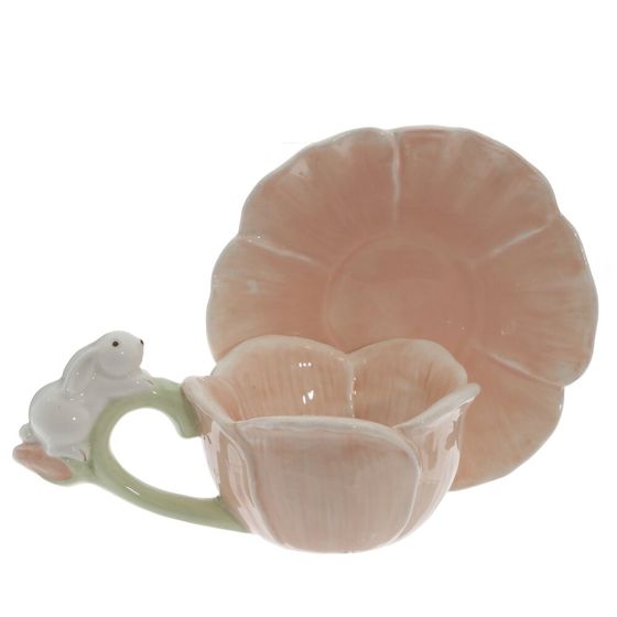 Чашка с блюдцем, 100 мл, L16 W13 H7 см