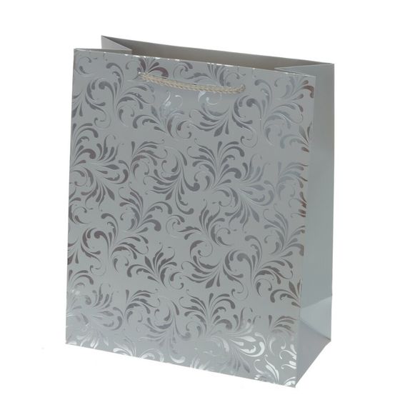 Пакет подарочный (бумага 210г/м2, блок 12шт), L26 W12 H32 см, 4в.