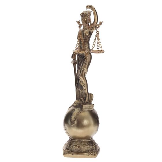 Фигурка декоративная &quot;Фемида&quot;, L6 W6 H22 см