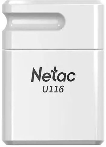 Флеш диск 16Gb Netac U116 (NT03U116N-016G-30WH) USB3.0 белый