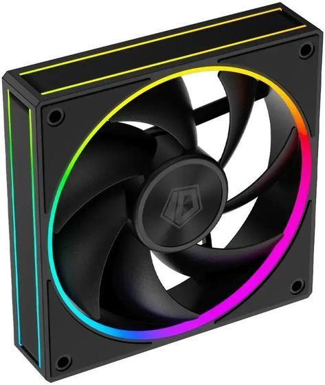 Вентилятор ID-Cooling AF-127-ARGB-K черный 120x27мм 2000rpm LED PWM 4-pin