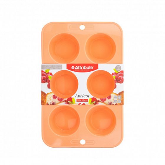Форма для маффинов APRICOT 6шт
