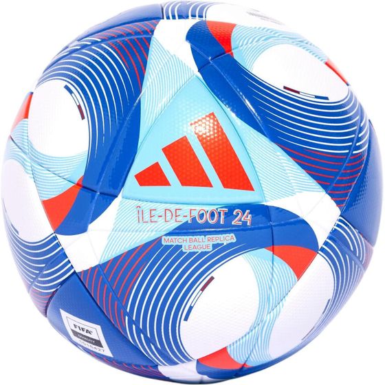 Мяч Adidas размера 4 № 5 Футбольный резиновый футбольный мяч с машинной строчкой унисекс синий