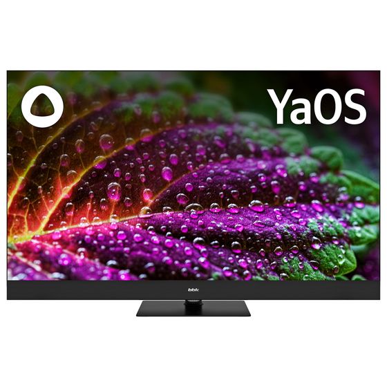 Телевизор QLED 43&quot; BBK 43LED-8259/UTS2C черный 4K UHD SmartTV Яндекс.ТВ безрамочный
