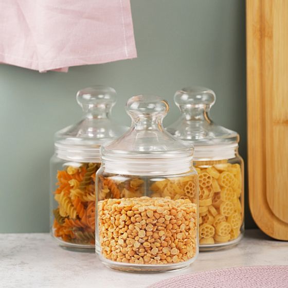 Банка для продуктов КЛУБ с крышкой 0.75л