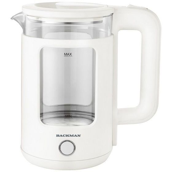 Чайник электрический Backman BM-TEA 716 1,8л 2200Вт белый