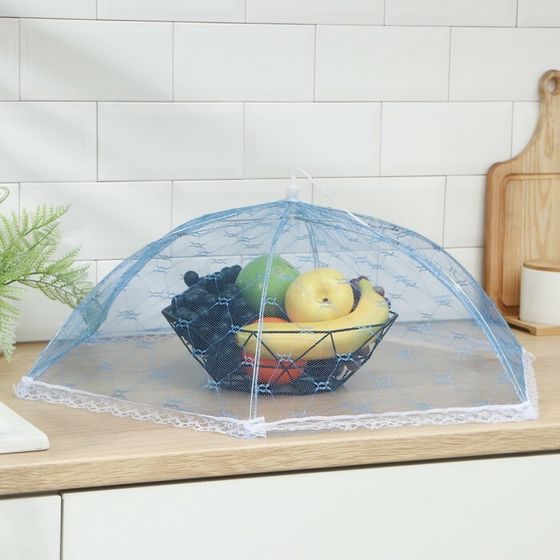 Сетка защитная для еды «Зонтик», 62×62 см, цвет МИКС
